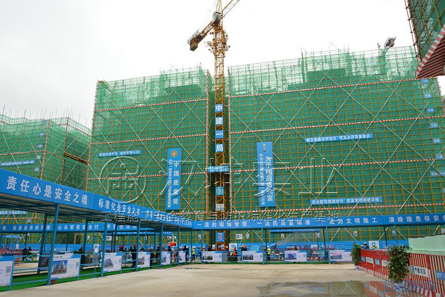 中建一局 湖南明昇壹城 建筑安全通道